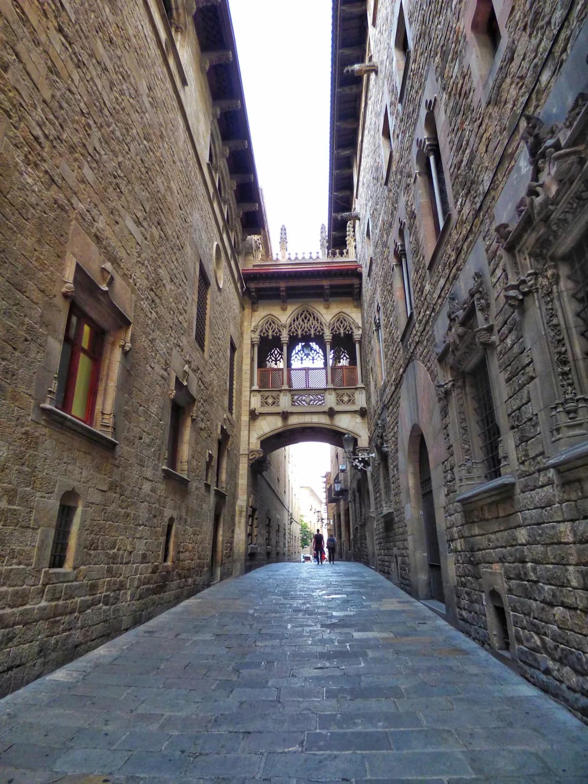 Pont del Bisbe in Barcelona’s Gothic Quarter